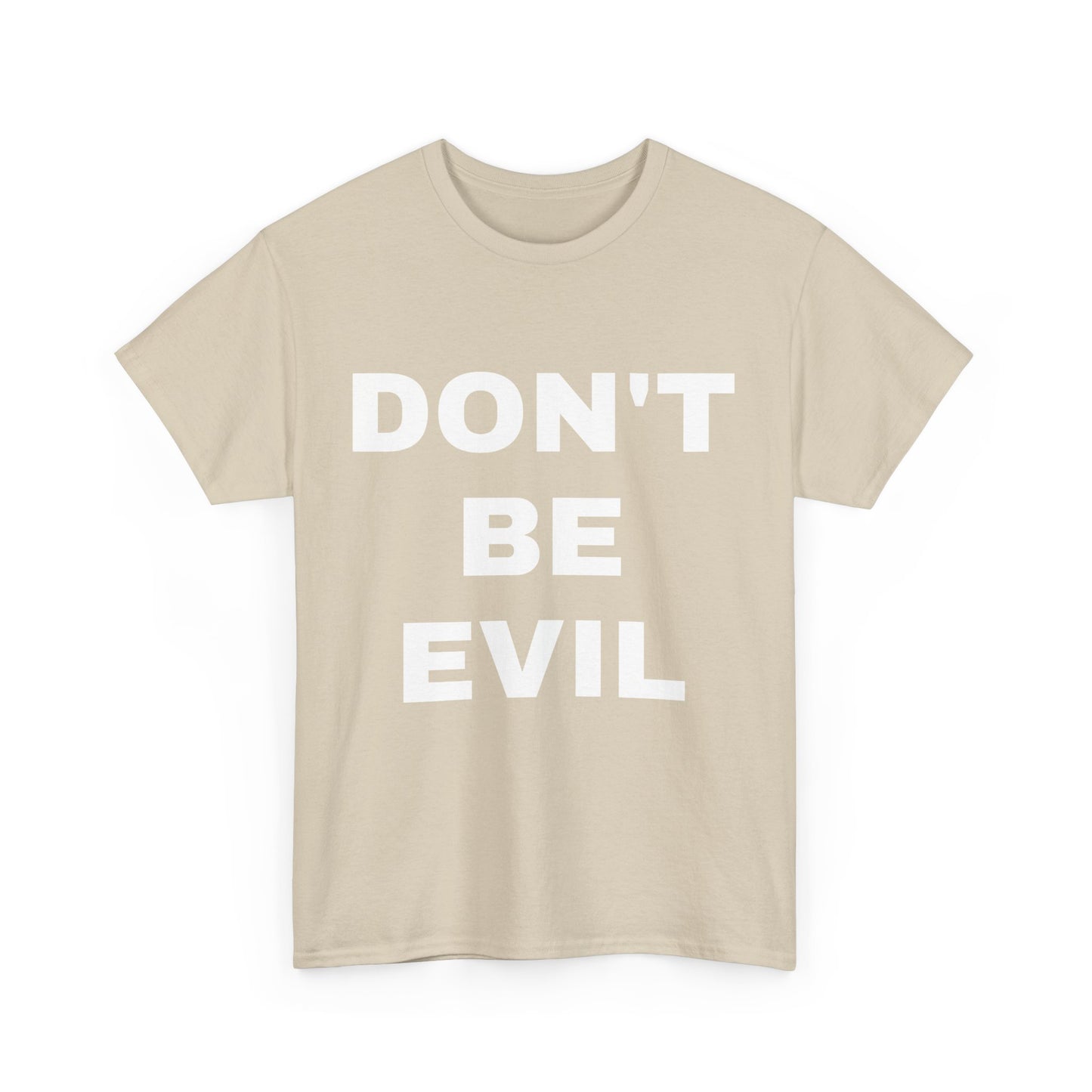 Mens' DON'T BE EVIL Cotton Tee