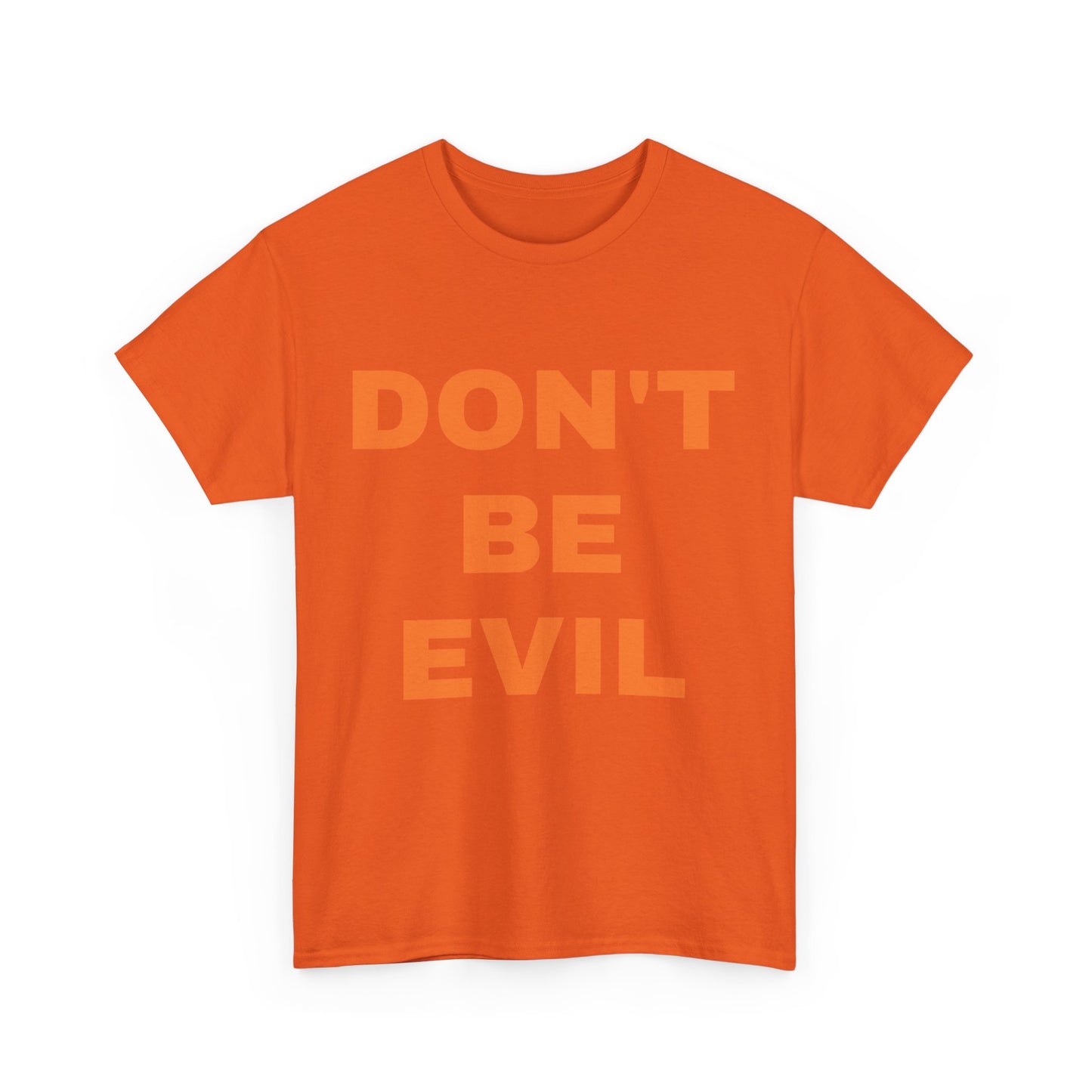 Mens' DON'T BE EVIL Cotton Tee