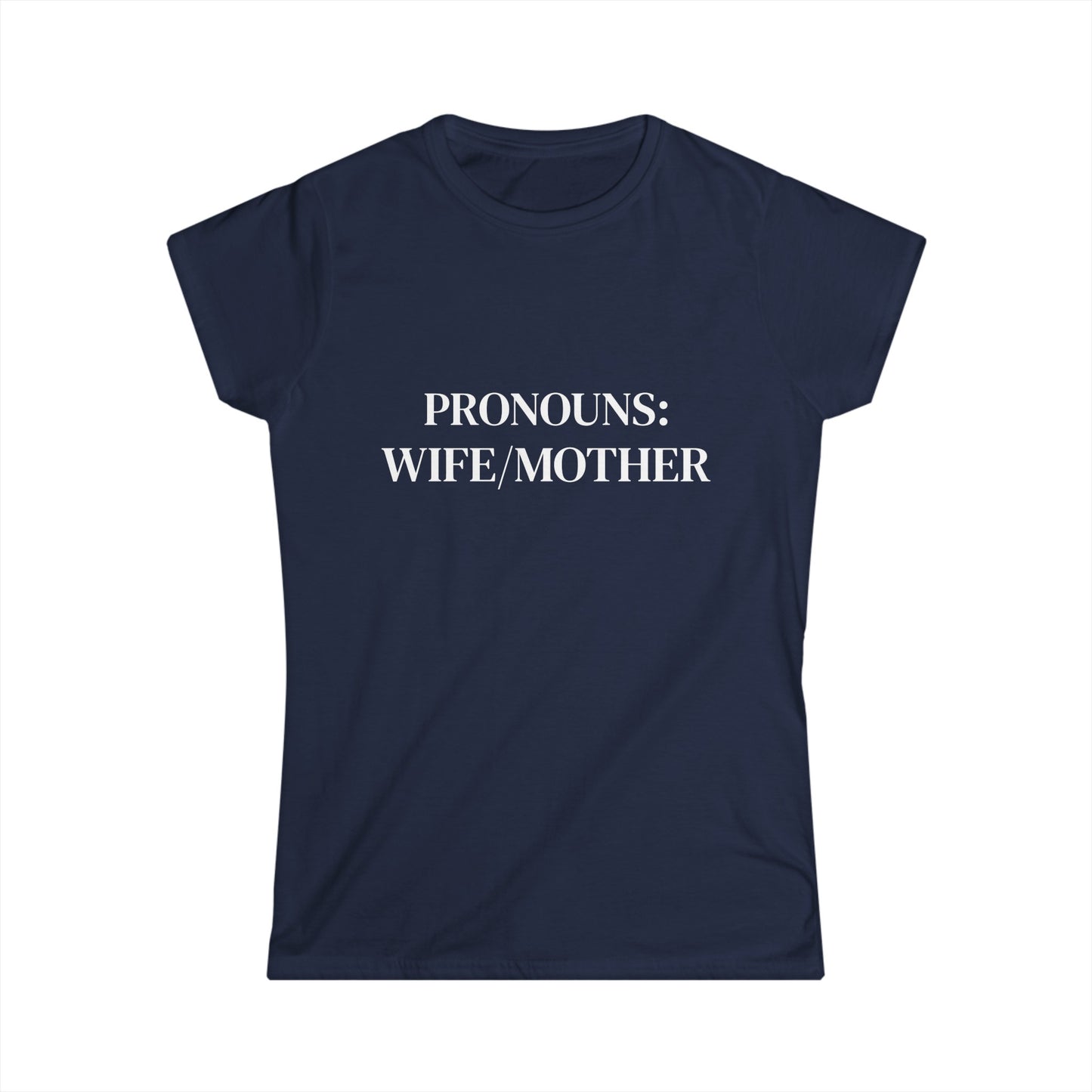 Womens PRONOUN Softstyle Tee