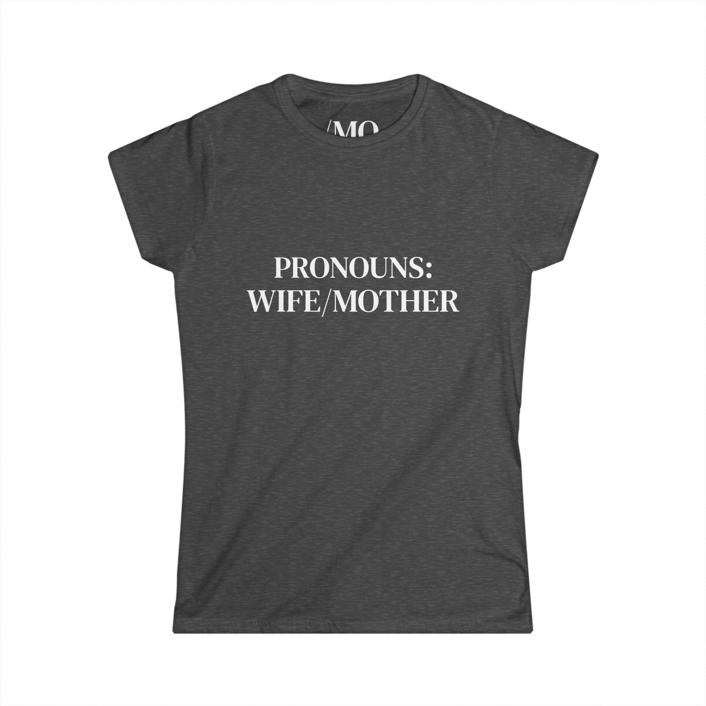 Womens PRONOUN Softstyle Tee