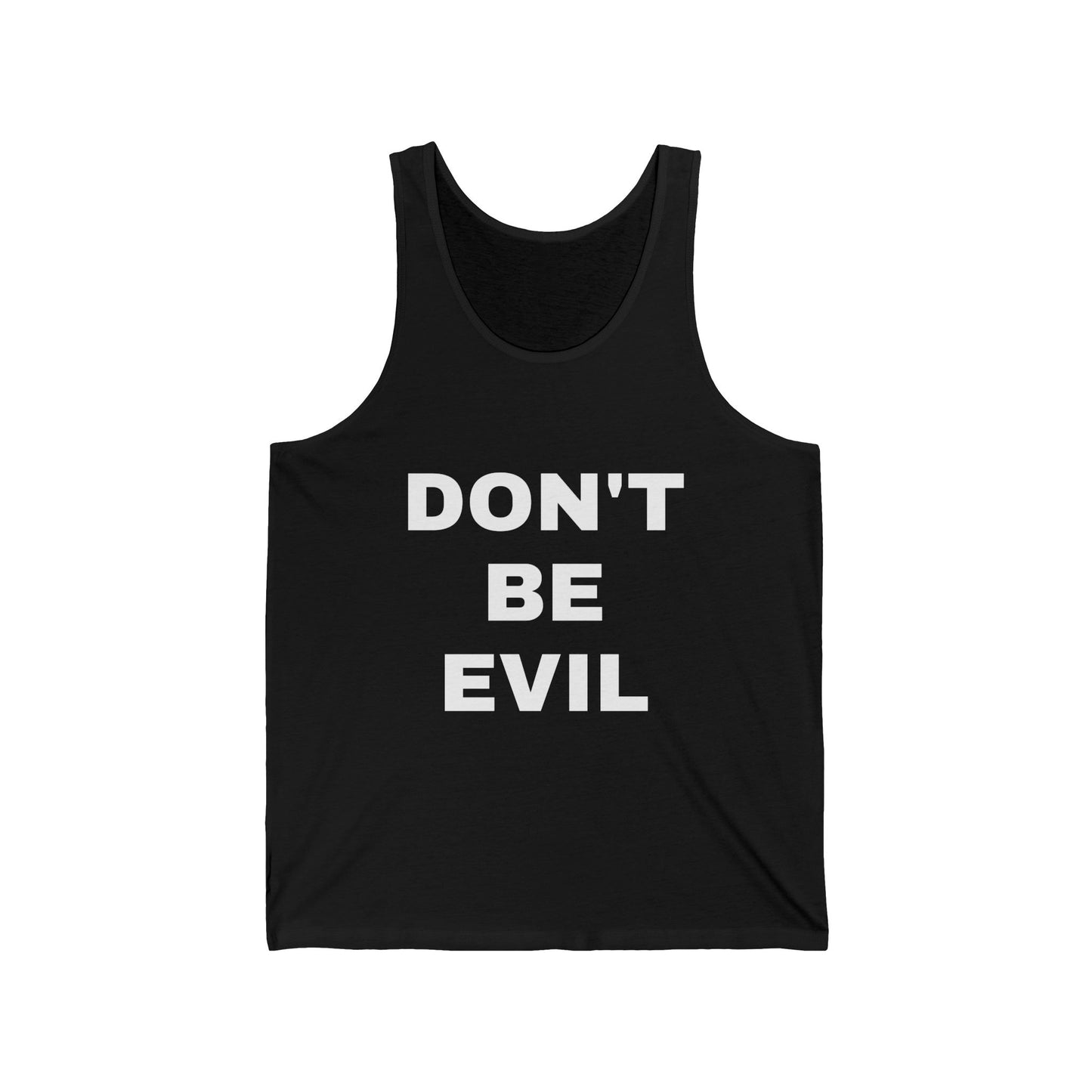 DON'T BE EVIL Jersey Tank