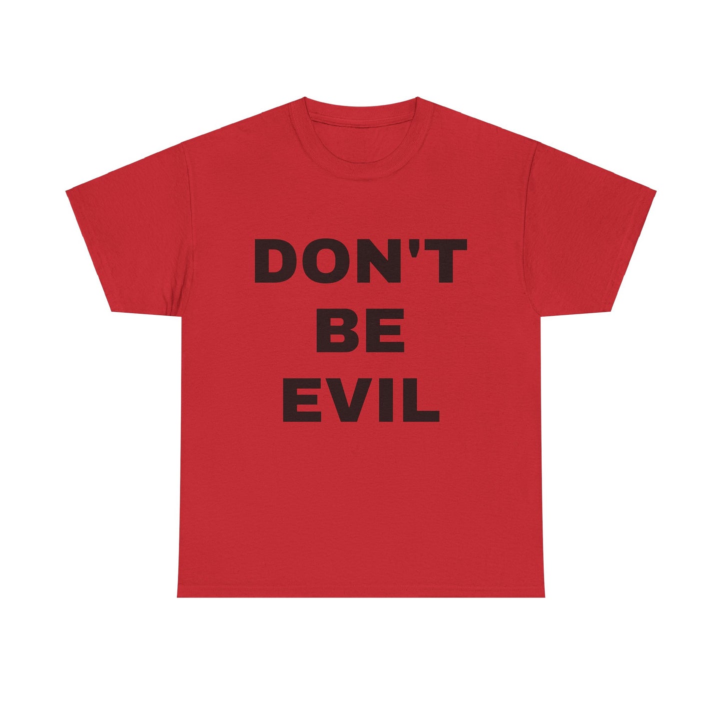 Mens' DON'T BE EVIL Cotton Tee