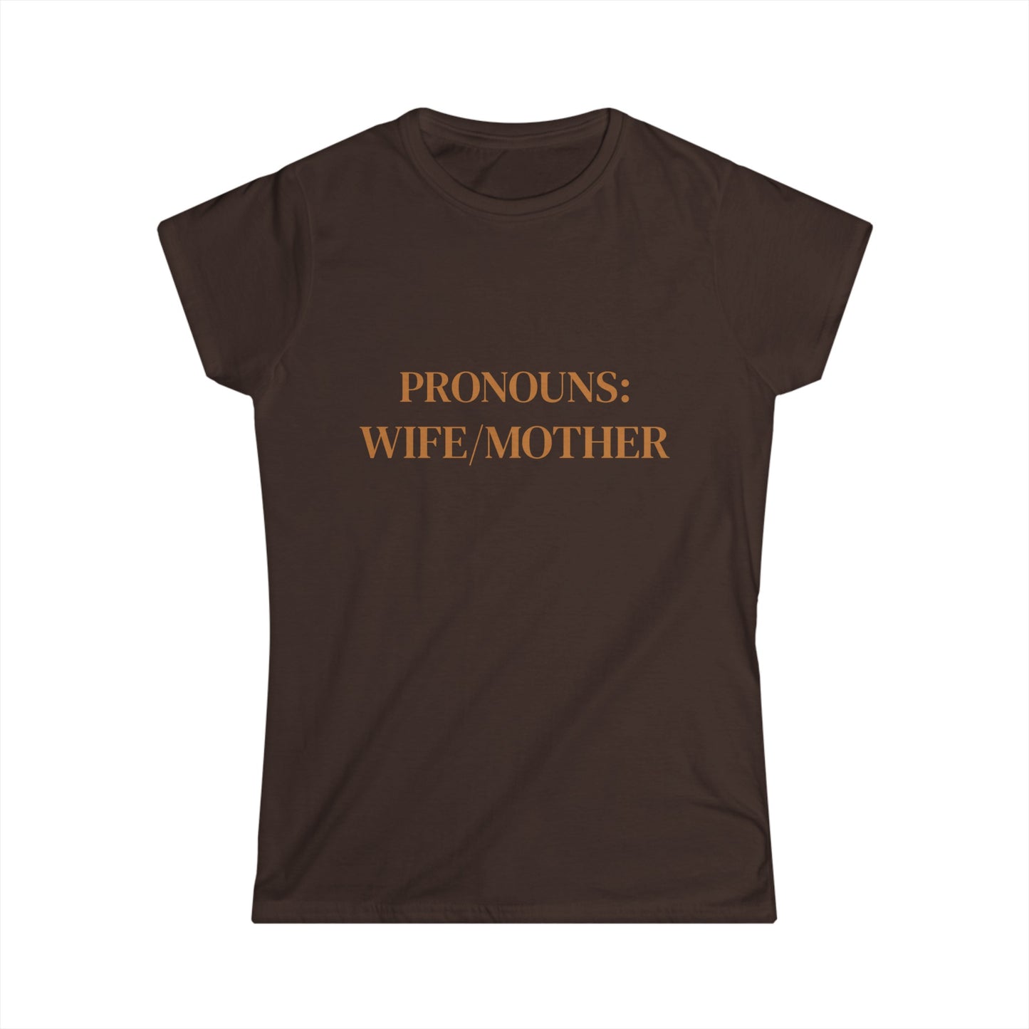 Womens PRONOUN Softstyle Tee