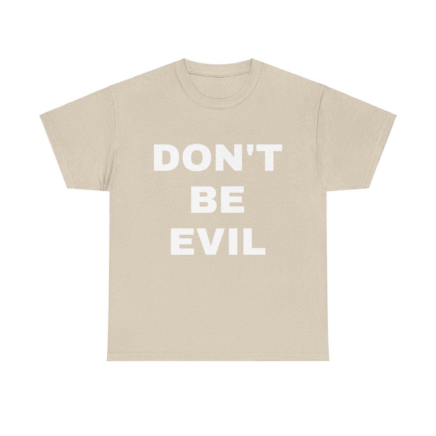 Mens' DON'T BE EVIL Cotton Tee