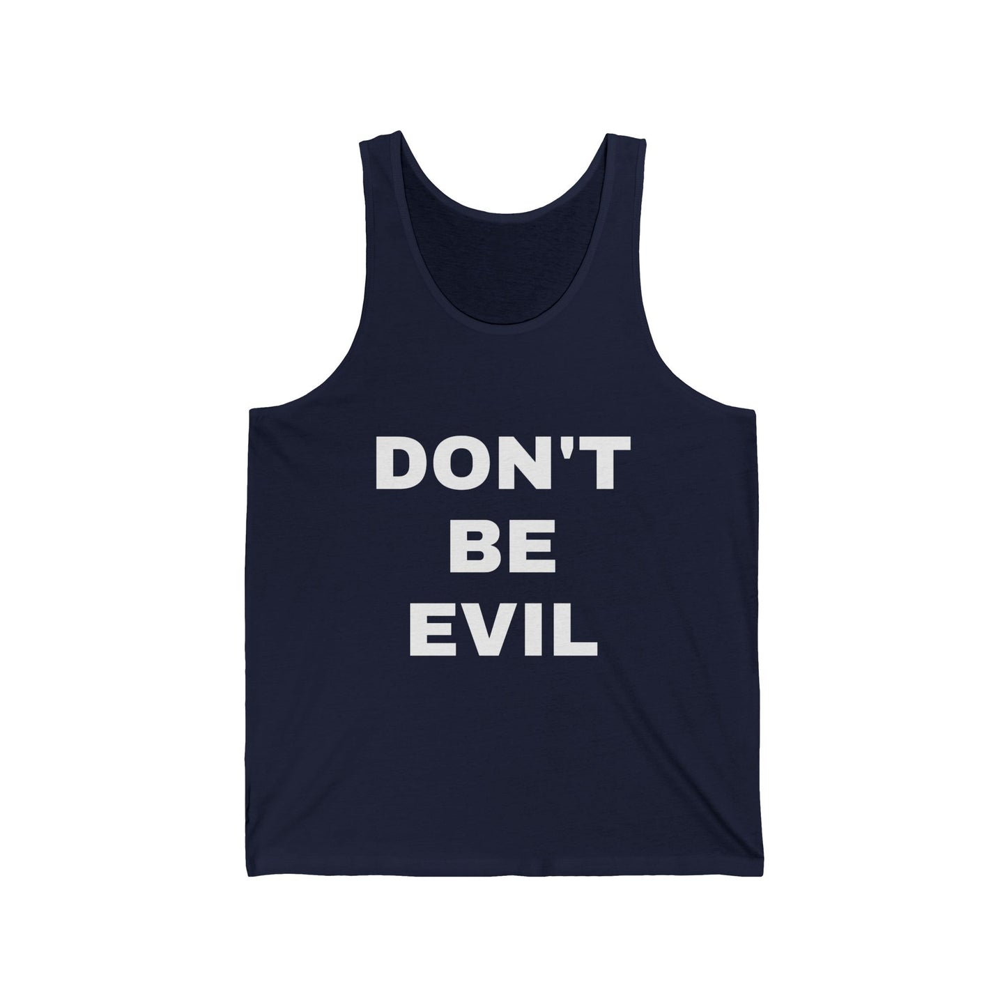 DON'T BE EVIL Jersey Tank