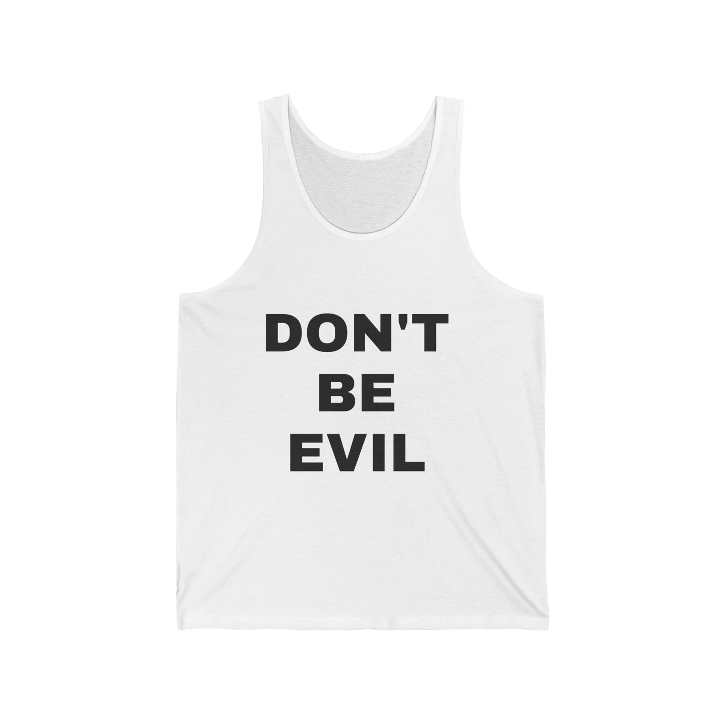 DON'T BE EVIL Jersey Tank