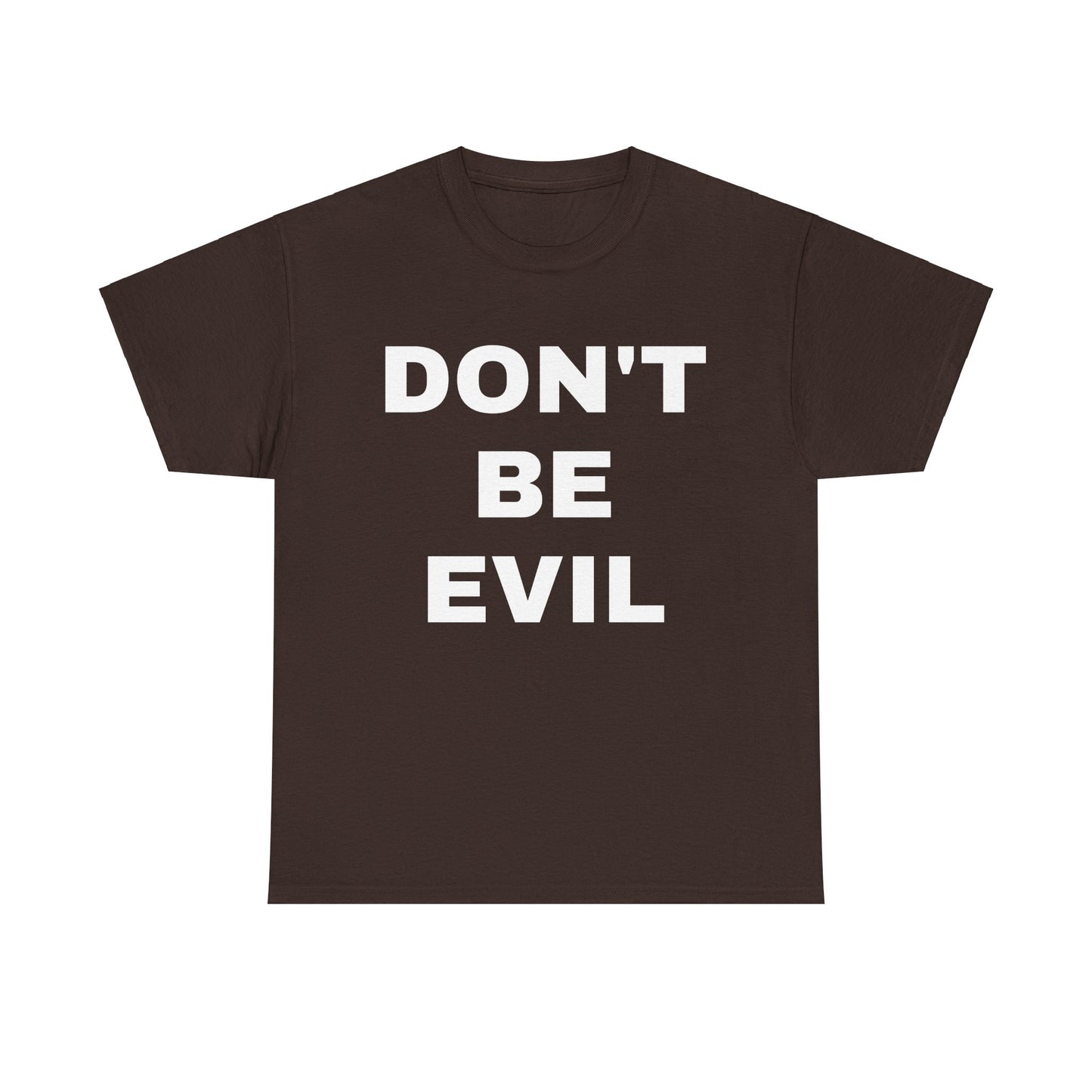 Mens' DON'T BE EVIL Cotton Tee