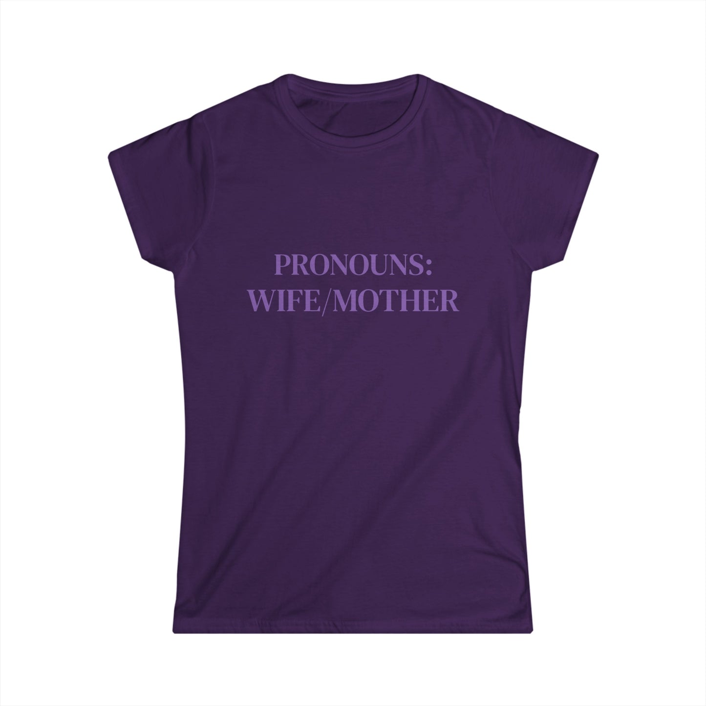 Womens PRONOUN Softstyle Tee