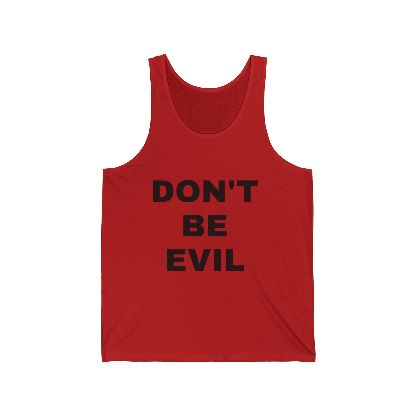 DON'T BE EVIL Jersey Tank